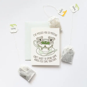Koala Tea Time Card