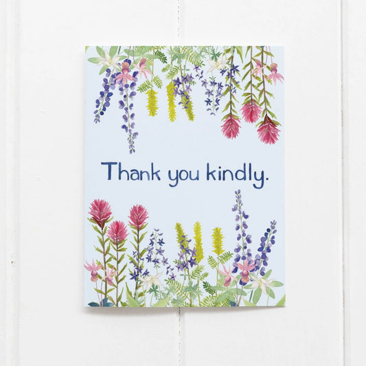 Wildflowers Thank You Card