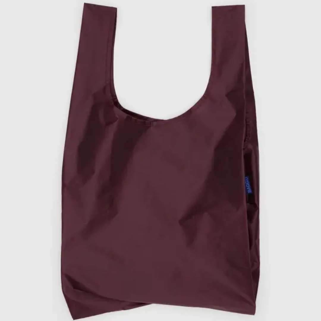 Maroon shopping bag