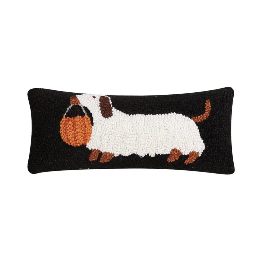 Halloween Dachshund Hook Pillow