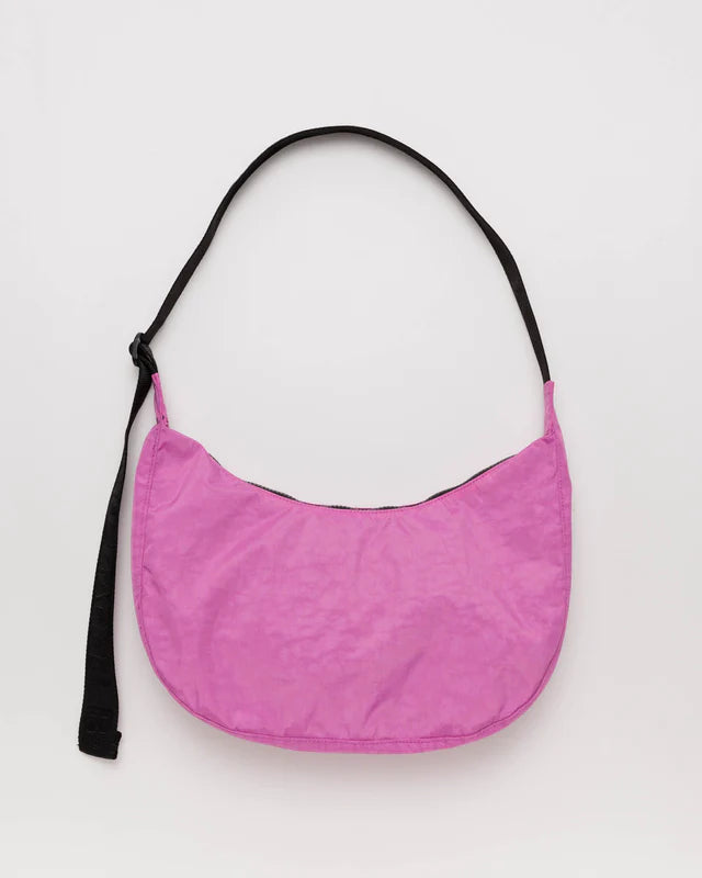 Baggu Medium Nylon Crescent Bag - Extra Pink