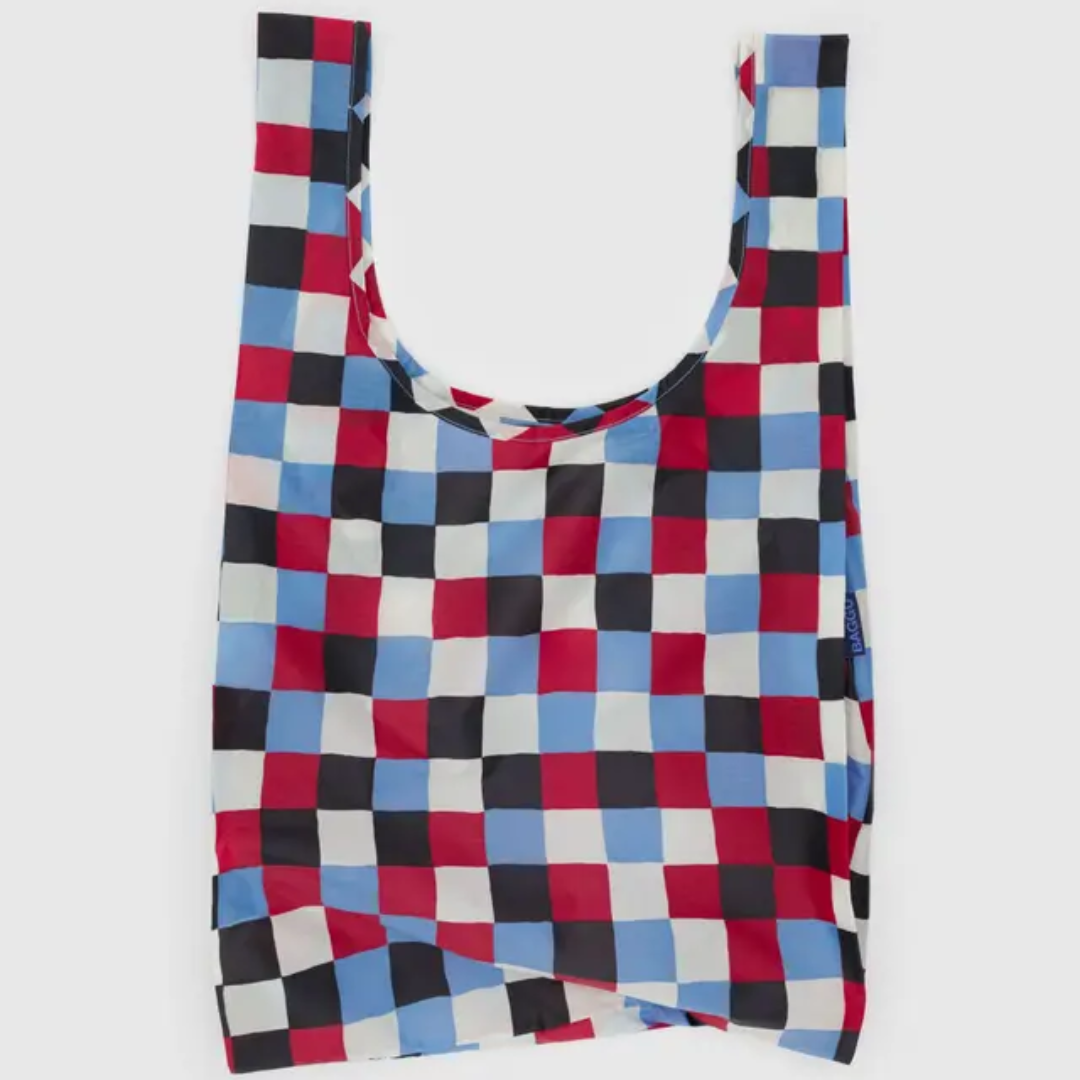Multicolored checkered bag 