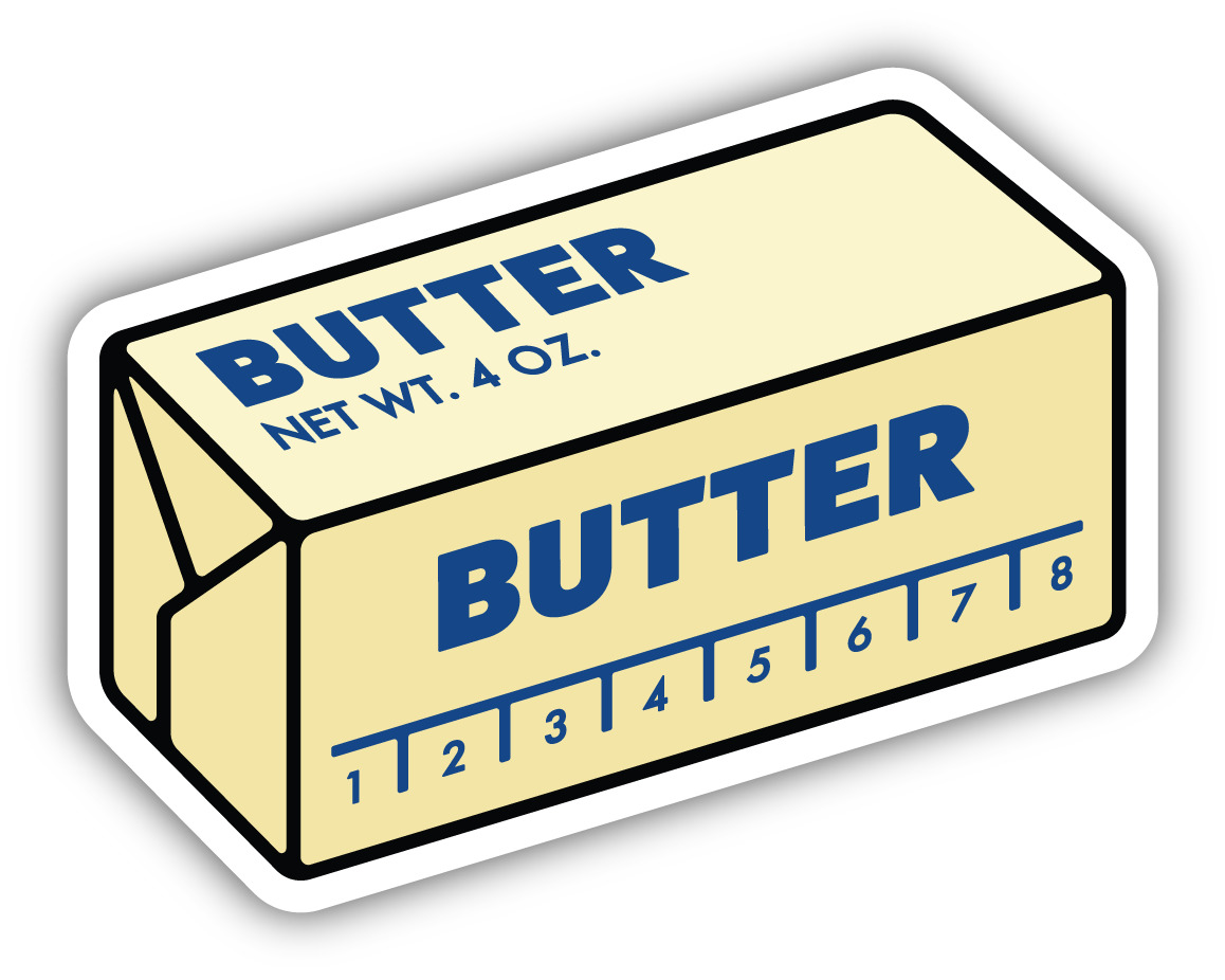I Love Butter ND Sticker