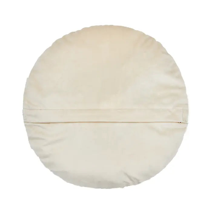 The back is cream velvet