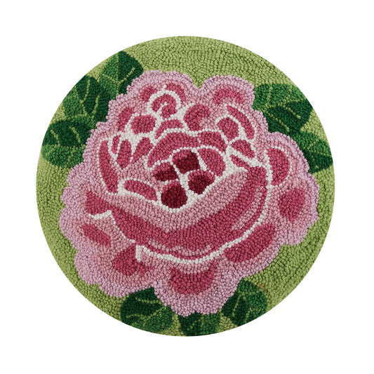 Pink Flower Round Hook Pillow