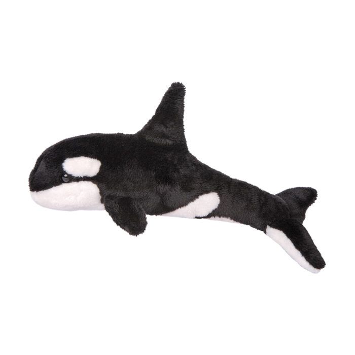 Plush stuffed orca toy