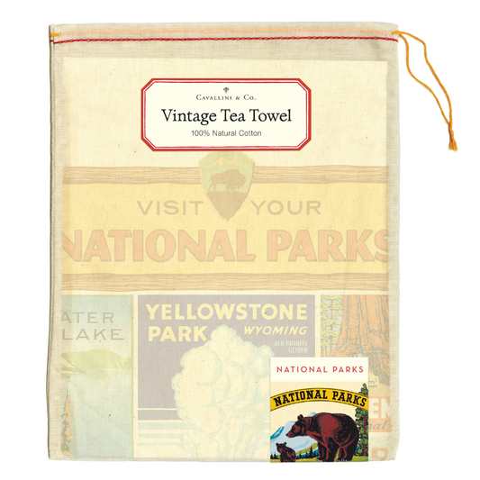 Cavallini & Co. Tea Towel - National Parks