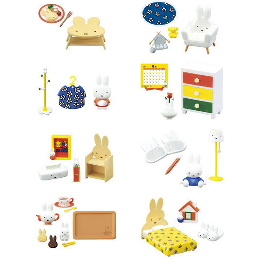 The possibilities you can find in the Miffy's Room Blind Box