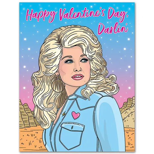 Dolly Happy Valentine's Day Darlin' Love Card