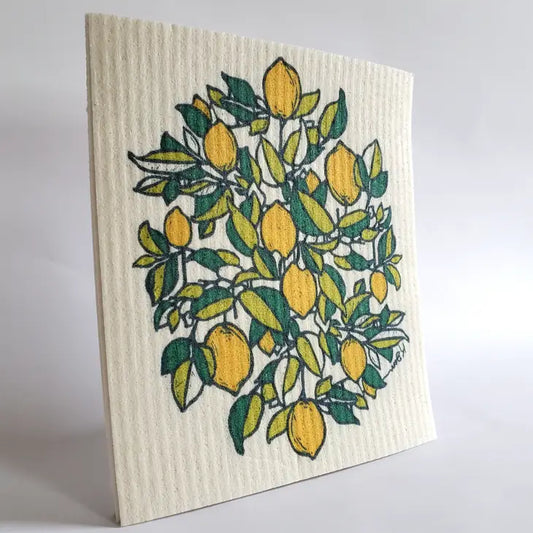 Swedish Dishcloth Ecofriendly Towel - Lemon