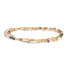 Load image into Gallery viewer, Delicate Stone Tourmaline/Gold- Stone of Healing
