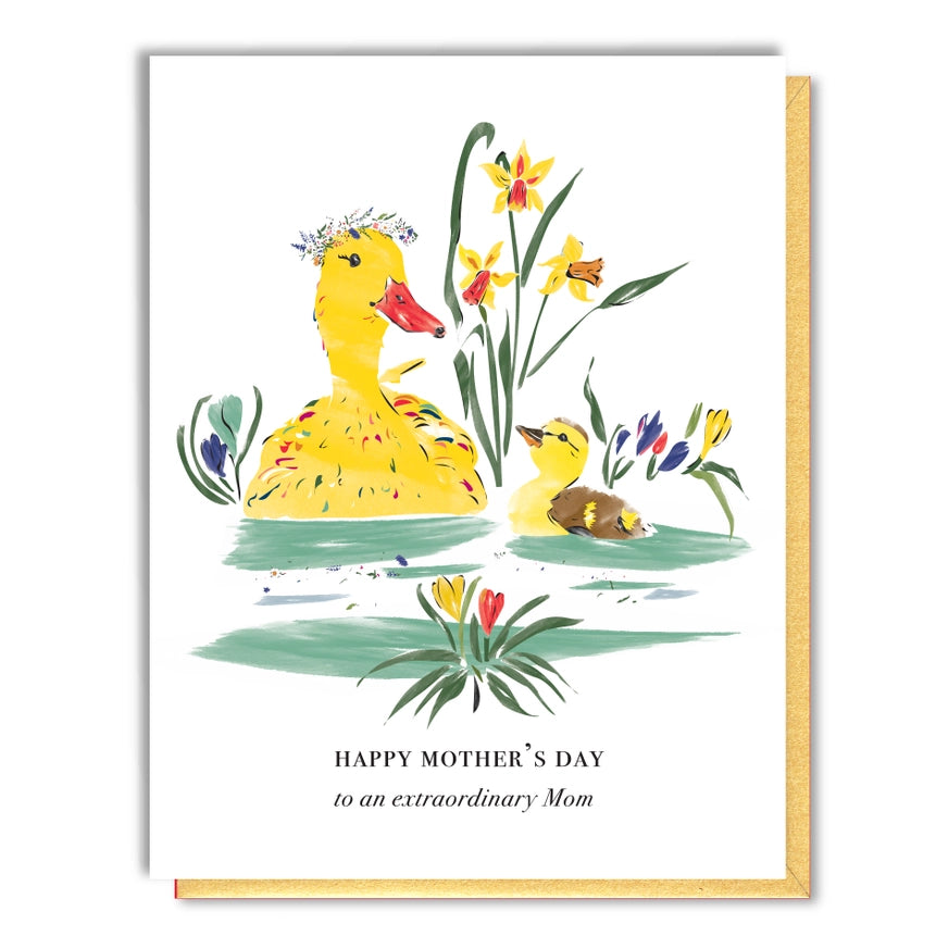 Mother and Duckling Mother's Day Card