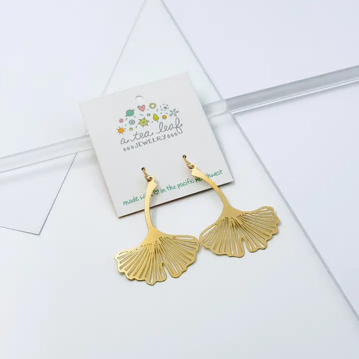 New Ginkgo Leaves Earrings