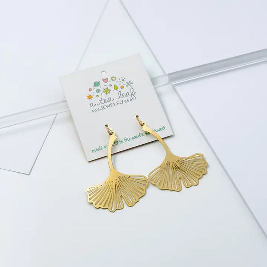 New Ginkgo Leaves Earrings