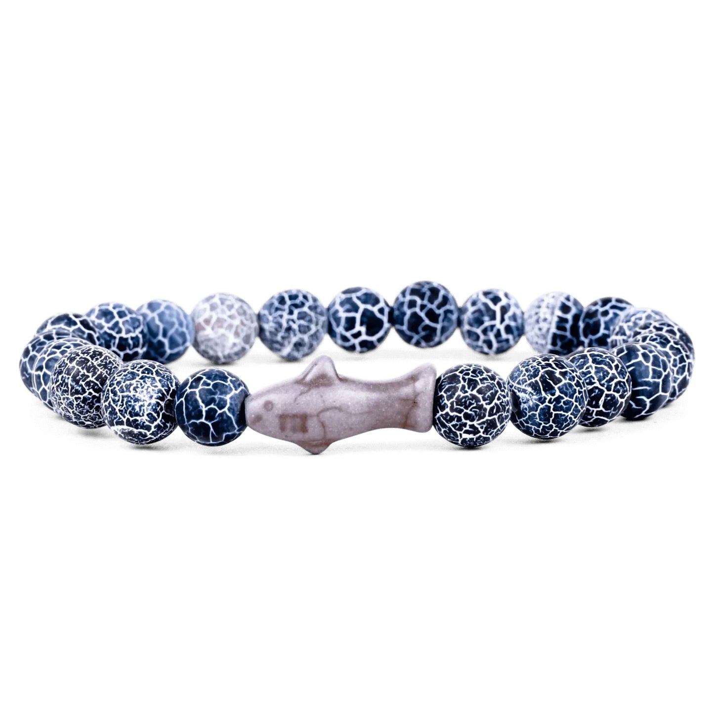 Fahlo The Voyage Shark Tracking Bracelet - Deep Blue