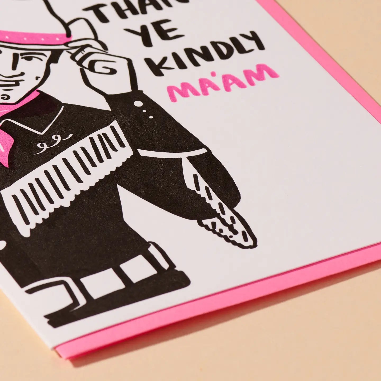 Thank Ye Kindly Letterpress Card