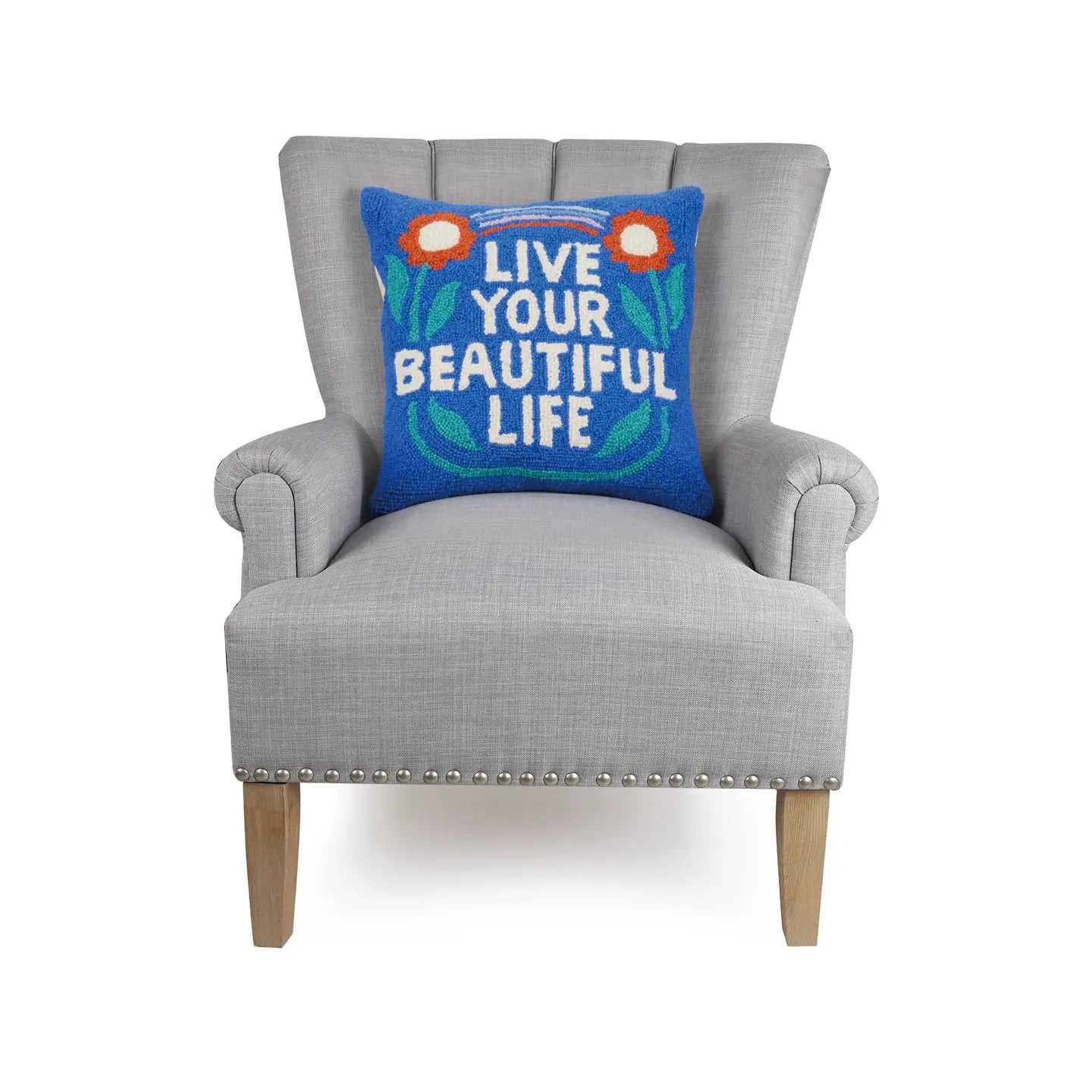 Live Your Beautiful Life Hook Pillow