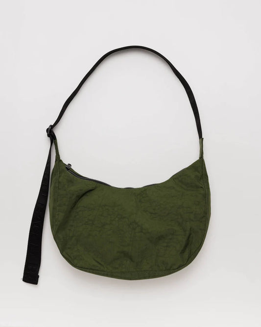 Baggu Medium Nylon Crescent Bag - Bay Laurel