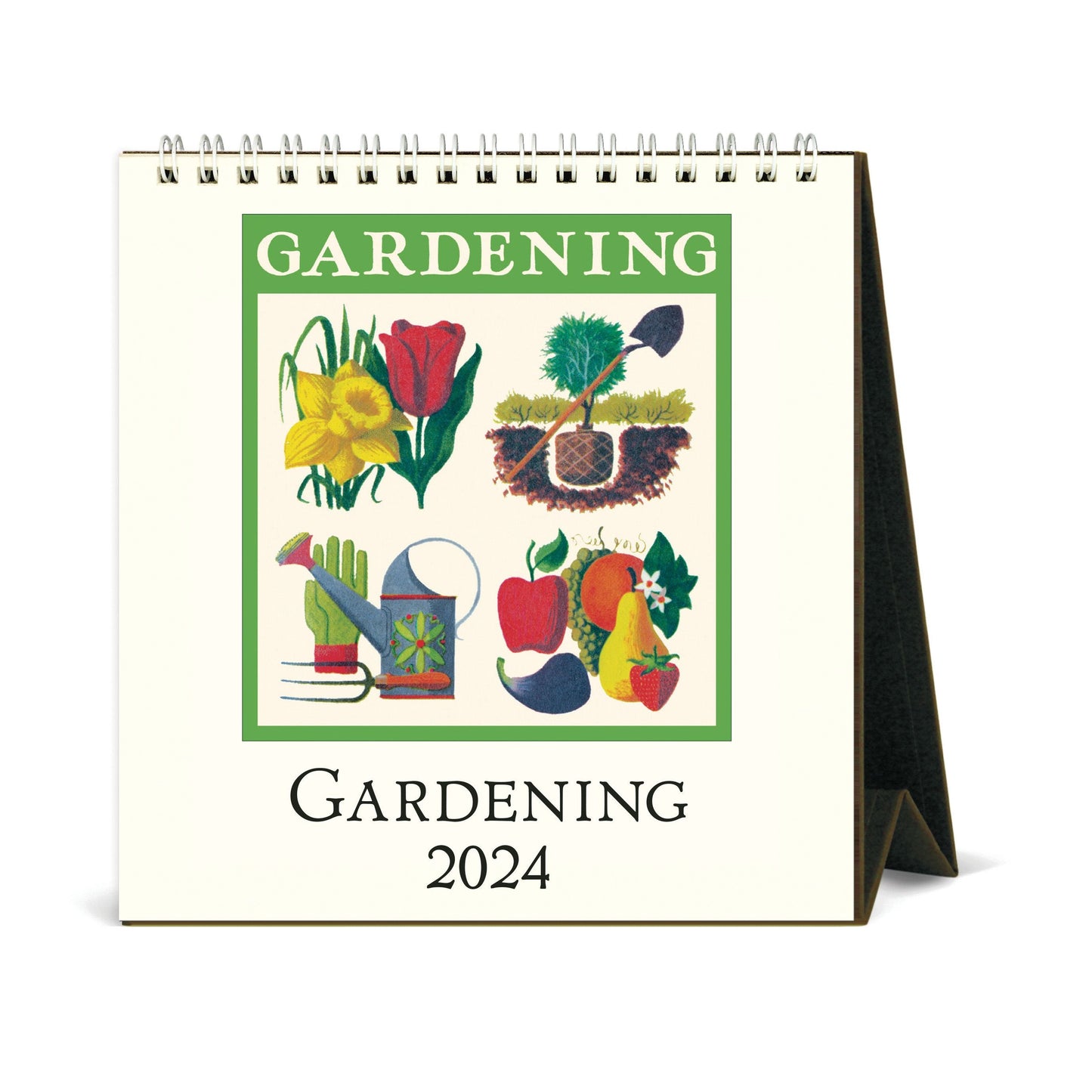 Cavallini & Co. 2024 Desk Calendar - Gardening