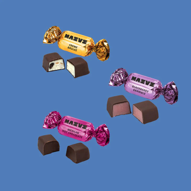 More candy in the gift set: Creme Brulee, Blackberry Bramble, & Mexican Hot Chocolate