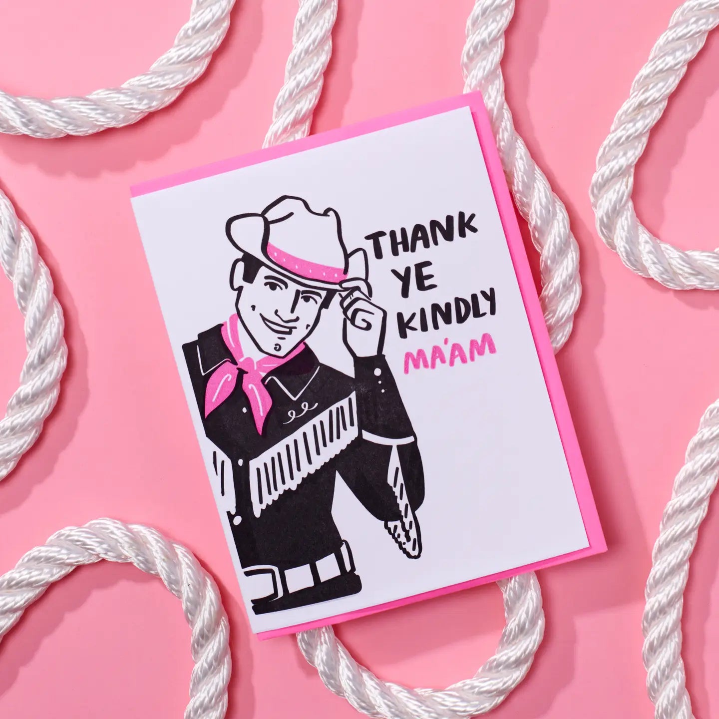 Thank Ye Kindly Letterpress Card