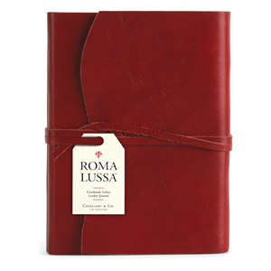 Cavallini & Co. Journal Roma Lussa 5"x7" - Red