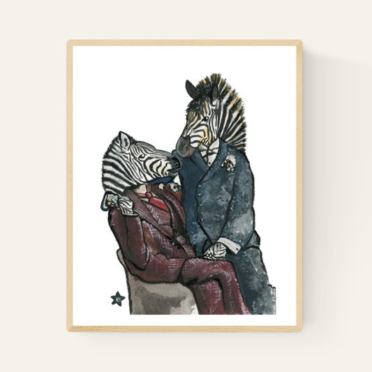 Art Print - True to Your Stripes
