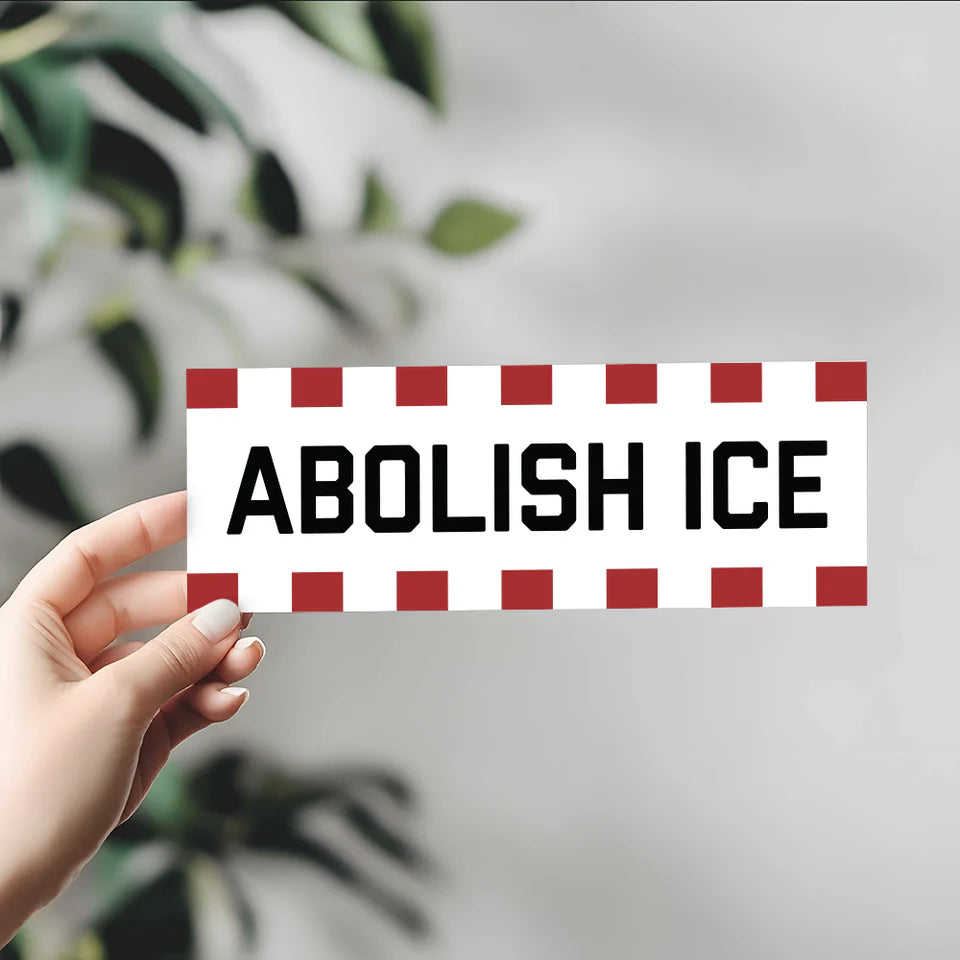 Abolish ICE Bumper Sticker
