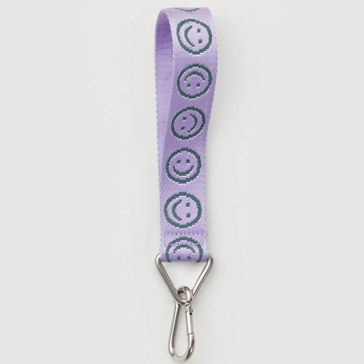 Baggu Logo Keychain - Lilac Happy
