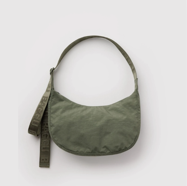Baggu Medium Nylon Crescent Bag -Caper