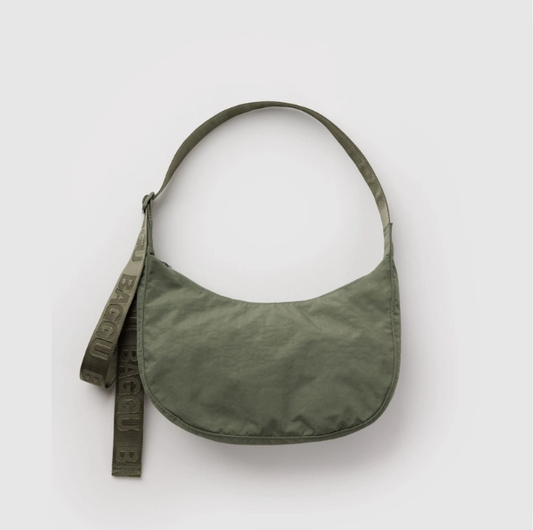 Baggu Medium Nylon Crescent Bag -Caper