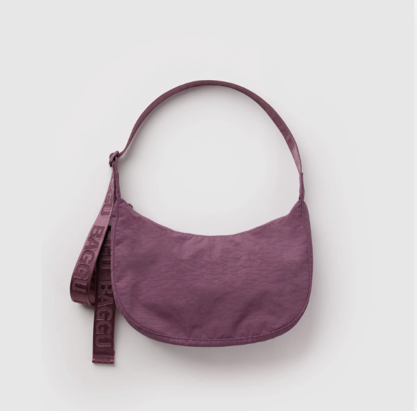 Baggu Medium Nylon Crescent Bag - Wild Plum