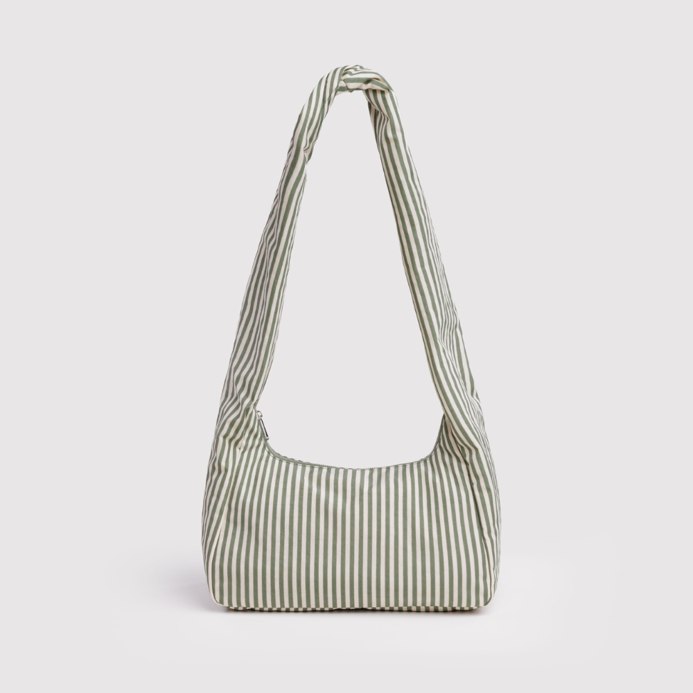 Baggu Meringue Bag - Sage Stripe