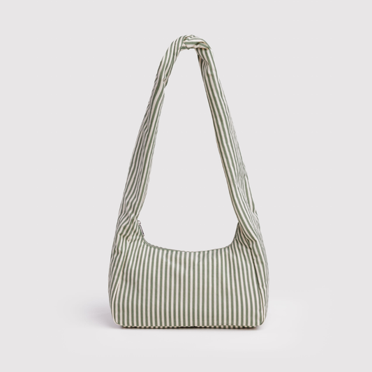 Baggu Meringue Bag - Sage Stripe