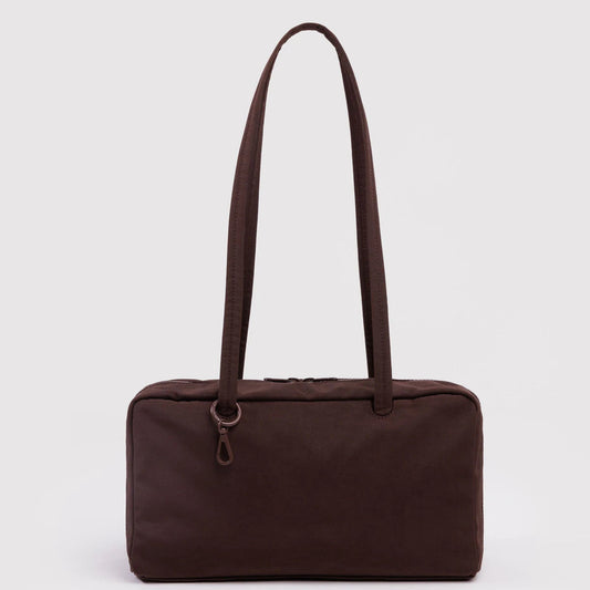 Baggu Nylon Bowler Bag - Coffee