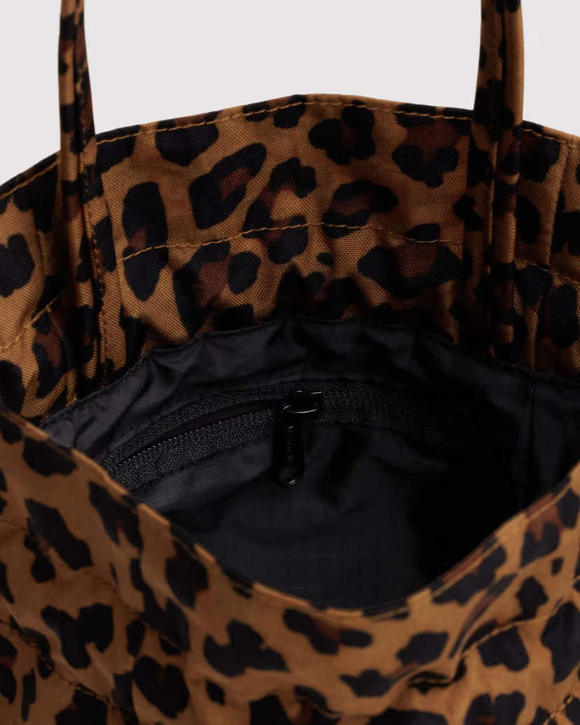 Baggu Nylon Drawstring Bag- Leopard