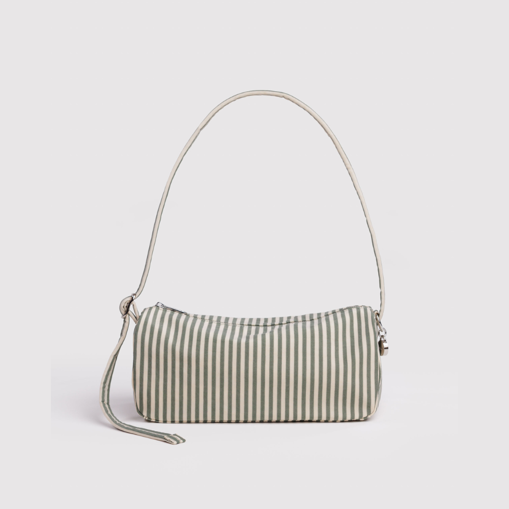 Baggu Nylon Loaf Bag - Sage Stripe