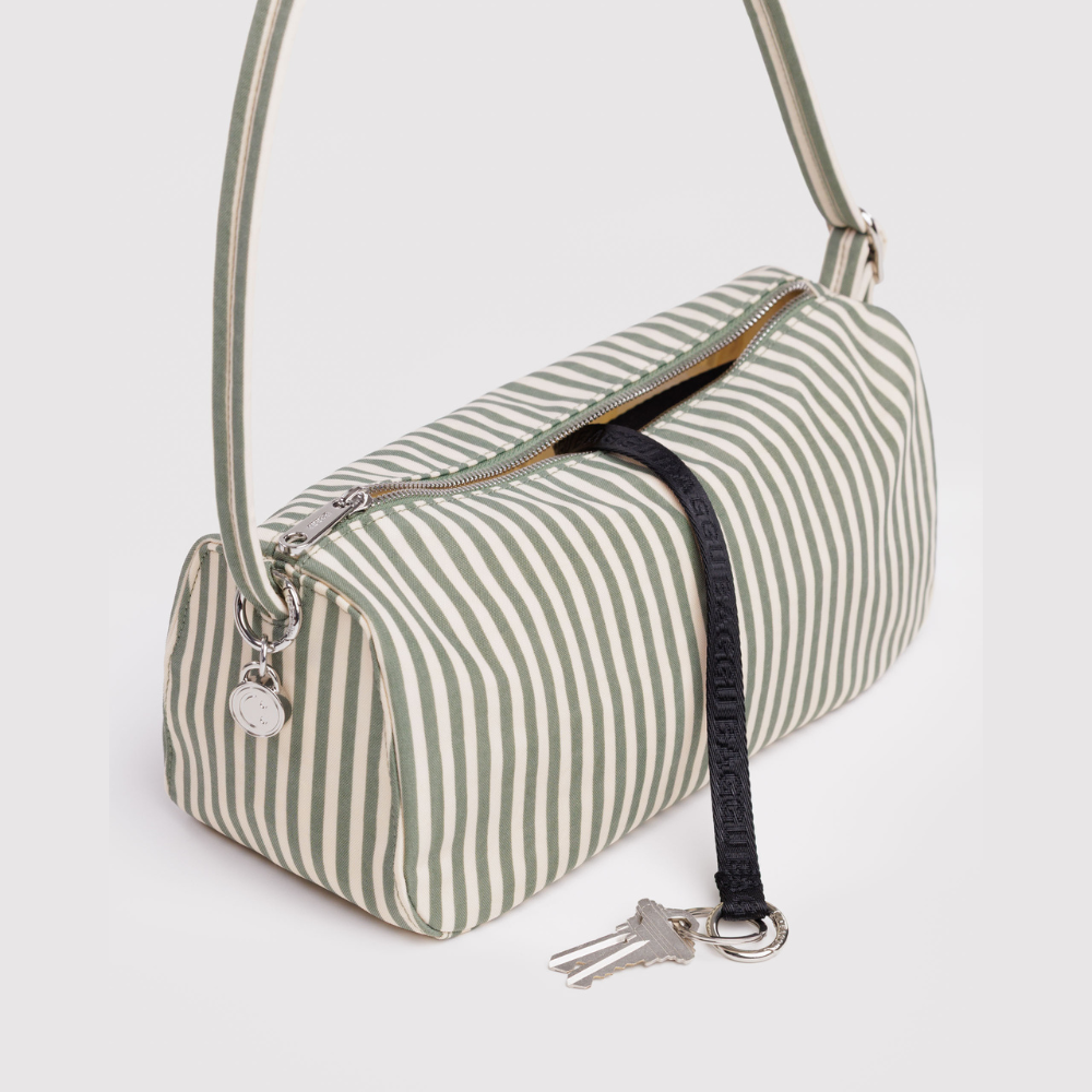 Baggu Nylon Loaf Bag - Sage Stripe