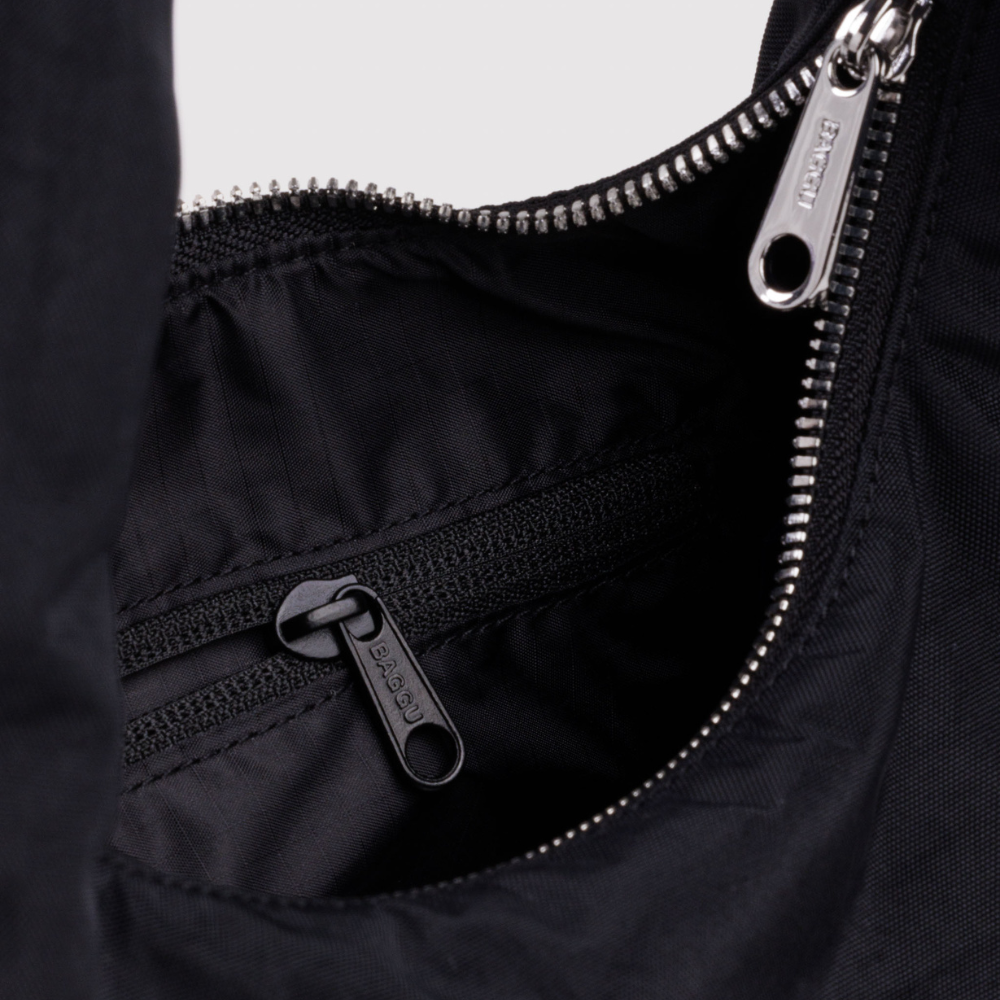 Baggu Small Nylon Meringue Bag - Black