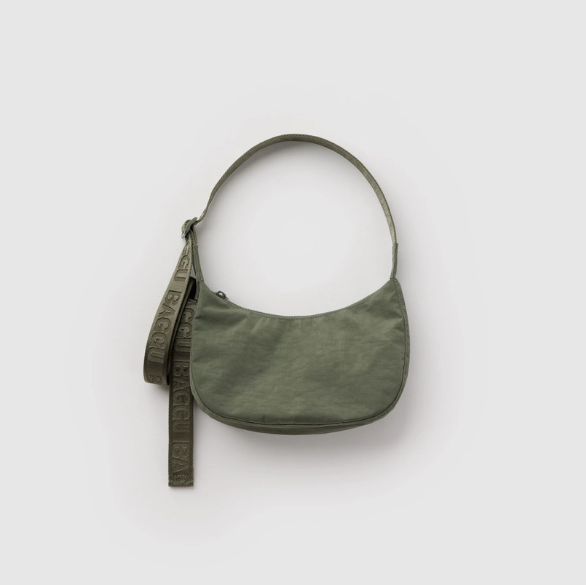 Baggu Small Nylon Crescent Bag - Caper