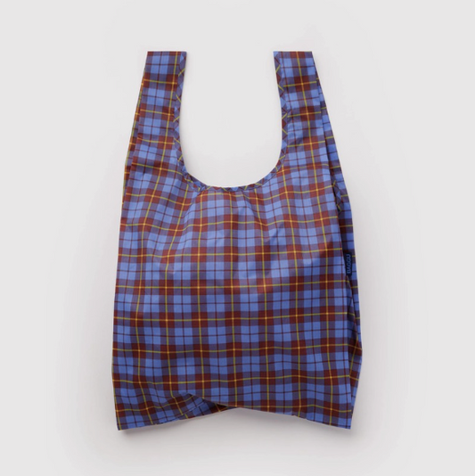 Baggu Standard Bag - Blue Tartan