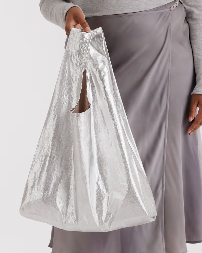 Baggu Standard Bag - Chrome Metallic