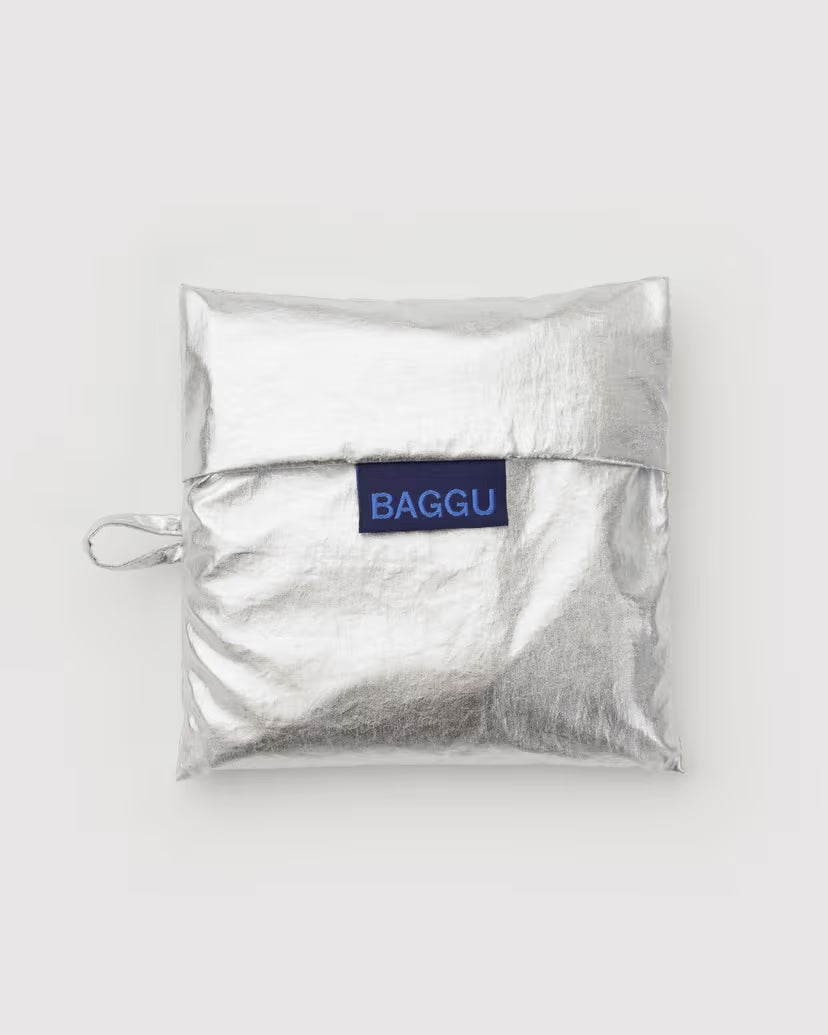 Baggu Standard Bag - Chrome Metallic