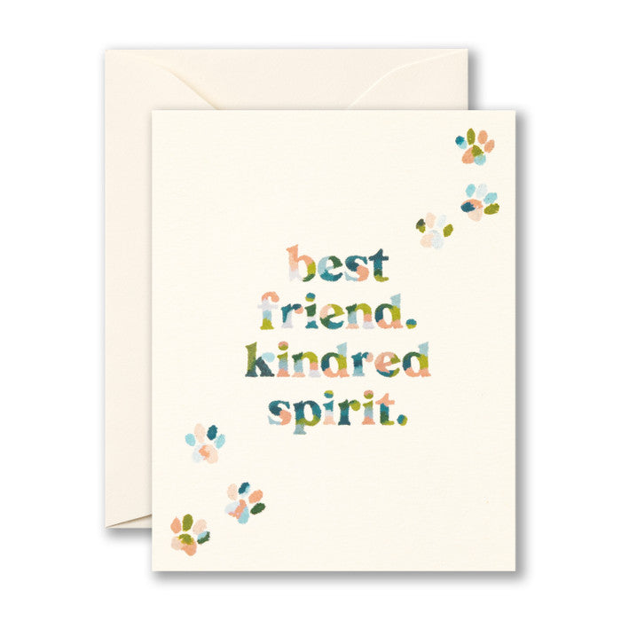 Pet Sympathy Card Best Friend Kindred Spirit
