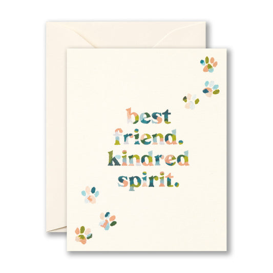 Pet Sympathy Card Best Friend Kindred Spirit