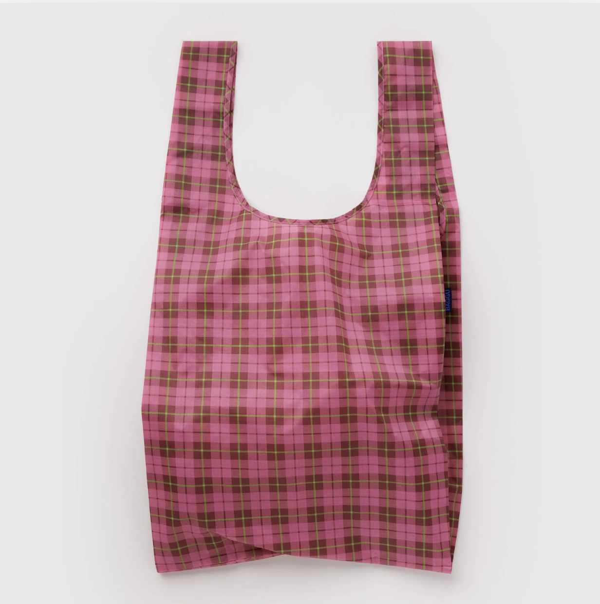 Big Baggu - Azalea Pink Tartan