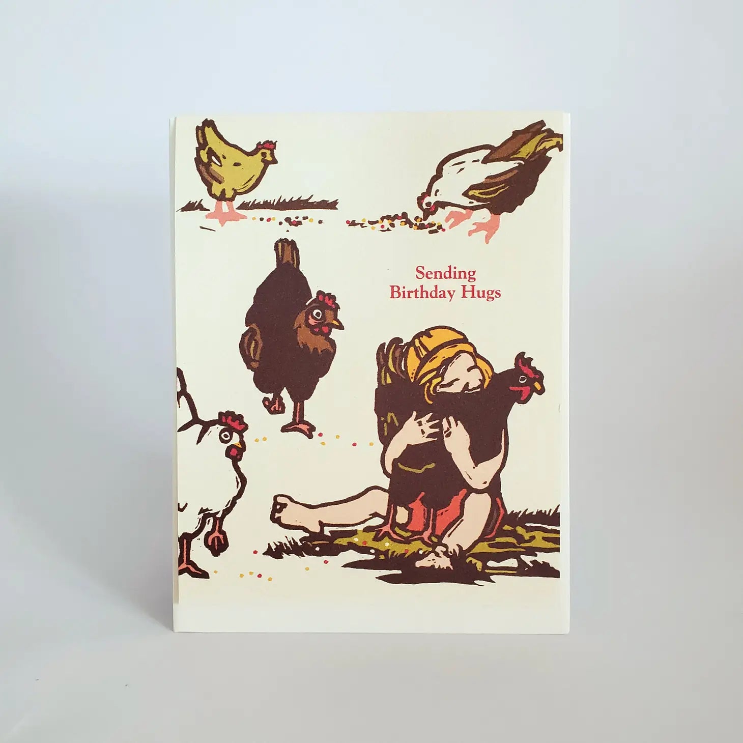 Sending Birthday Hugs Greeting Card