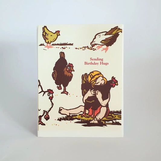 Sending Birthday Hugs Greeting Card