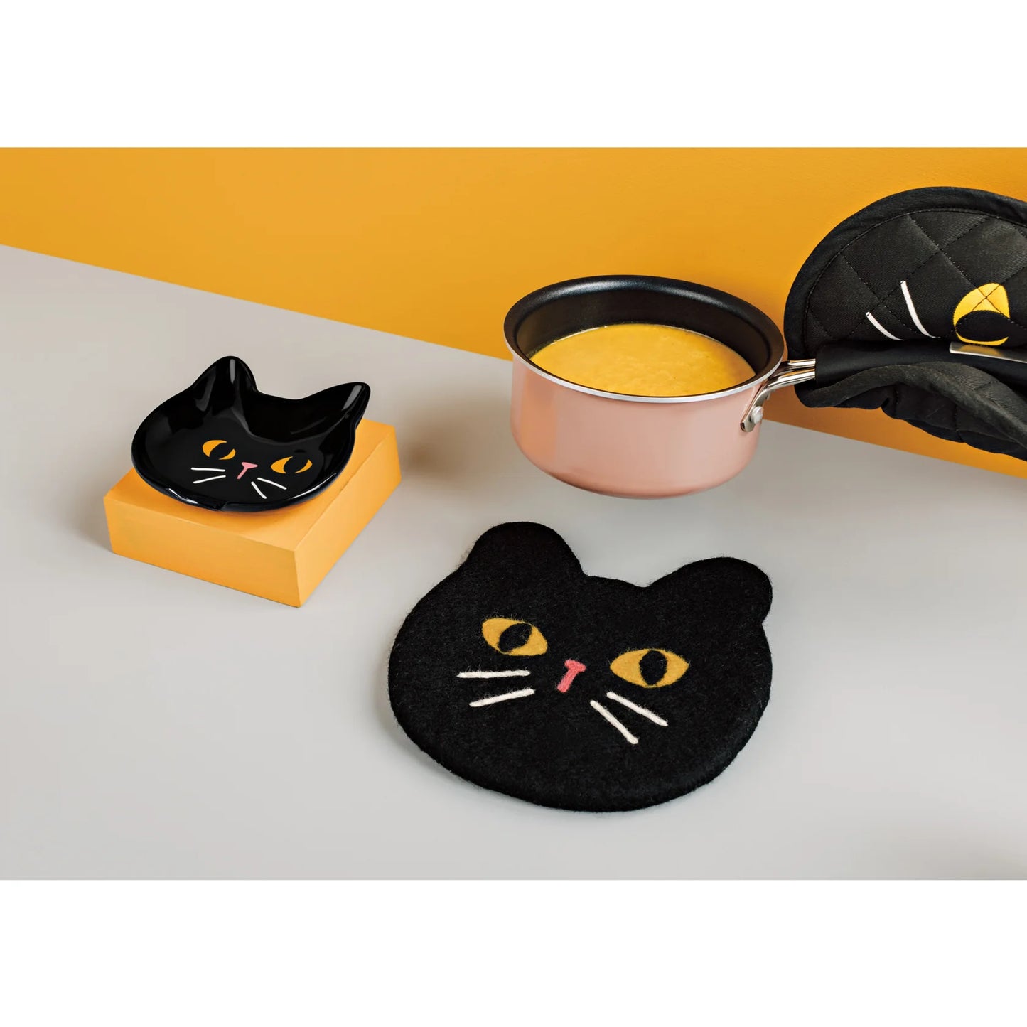 Black Cat Pot Holder