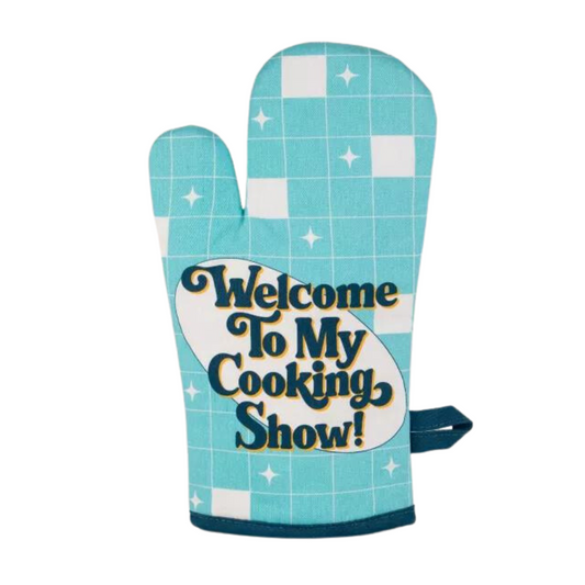 Cooking Show Oven Mitt